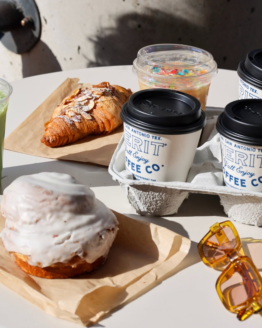 Merit Coffee brand spread